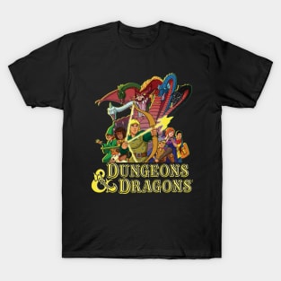 DND ANIMATED DUNGEONS DRAGONS T-Shirt